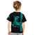 Custom Hawaii Kid T Shirt King Kamehameha Day - Green LT6 - Polynesian Pride