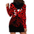 Matariki New Zealand Hoodie Dress Maori New Year Red LT6 - Polynesian Pride