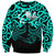 Matariki New Zealand Sweatshirt Maori New Year Turquoise LT6 Unisex Green - Polynesian Pride