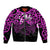 Matariki New Zealand Bomber Jacket Maori New Year Purple LT6 Unisex Purple - Polynesian Pride