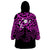 Matariki New Zealand Wearable Blanket Hoodie Maori New Year Purple LT6 - Polynesian Pride