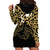 Matariki New Zealand Hoodie Dress Maori New Year Gold LT6 - Polynesian Pride