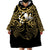 Matariki New Zealand Wearable Blanket Hoodie Maori New Year Gold LT6 - Polynesian Pride