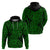 New Zealand Hoodie Maori Pattern Green LT6 - Polynesian Pride