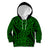 New Zealand Kid Hoodie Maori Pattern Green LT6 Hoodie Green - Polynesian Pride