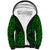 New Zealand Sherpa Hoodie Maori Pattern Green LT6 Unisex Green - Polynesian Pride