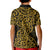 New Zealand Kid Polo Shirt Maori Pattern Gold LT6 - Polynesian Pride