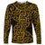 New Zealand Long Sleeve Shirt Maori Pattern Gold LT6 Unisex Gold - Polynesian Pride