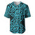 New Zealand Baseball Jersey Maori Pattern Light Blue LT6 Blue - Polynesian Pride