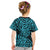 New Zealand Kid T Shirt Maori Pattern Light Blue LT6 - Polynesian Pride