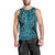 New Zealand Men Tank Top Maori Pattern Light Blue LT6 - Polynesian Pride