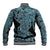 New Zealand Baseball Jacket Maori Pattern Papua Shell LT6 - Polynesian Pride