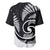 New Zealand Baseball Jersey Maori With Silver Fern White LT6 - Polynesian Pride