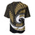 New Zealand Baseball Jersey Maori With Silver Fern Gold LT6 - Polynesian Pride