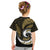 New Zealand Kid T Shirt Maori With Silver Fern Gold LT6 - Polynesian Pride