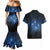 Matariki Te Tau Hou Māori Couples Matching Mermaid Dress and Hawaiian Shirt New Zealand Starry Sky