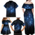 Matariki Te Tau Hou Māori Family Matching Off Shoulder Maxi Dress and Hawaiian Shirt New Zealand Starry Sky