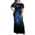 Matariki Te Tau Hou Māori Family Matching Off Shoulder Maxi Dress and Hawaiian Shirt New Zealand Starry Sky