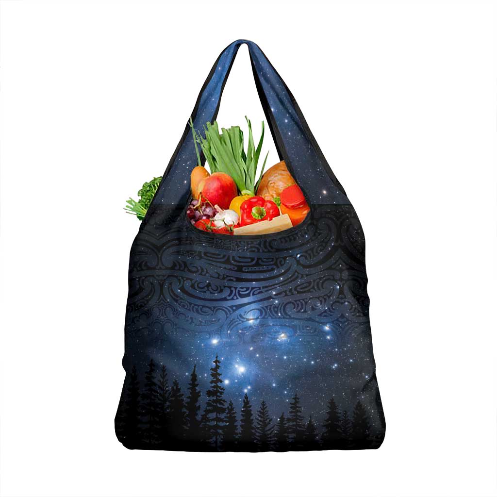 Matariki Te Tau Hou Māori Grocery Bag New Zealand Starry Sky