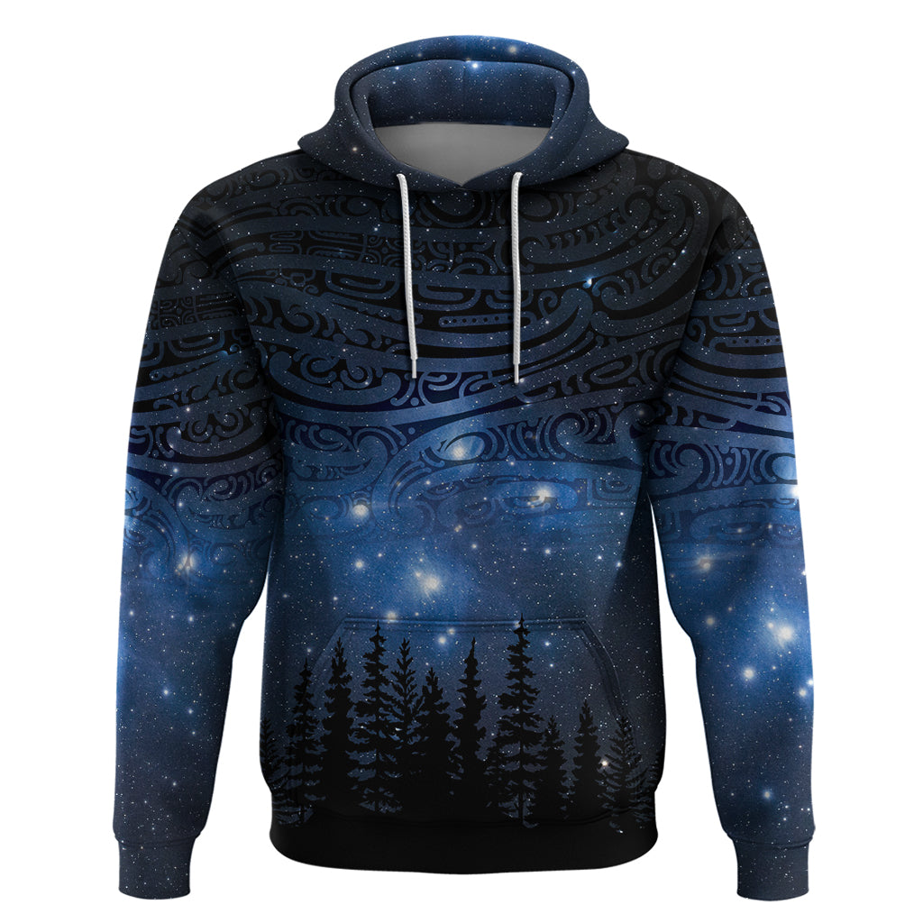 Matariki Te Tau Hou Māori Hoodie New Zealand Starry Sky