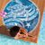 World Ocean Day Polynesian Pattern Beach Blanket Crystal Waves