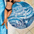 World Ocean Day Polynesian Pattern Beach Blanket Crystal Waves