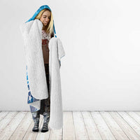 World Ocean Day Polynesian Pattern Hooded Blanket Crystal Waves LT7 - Polynesian Pride