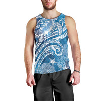 World Ocean Day Polynesian Pattern Men Tank Top Crystal Waves LT7 - Polynesian Pride