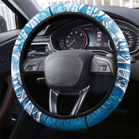 World Ocean Day Polynesian Pattern Steering Wheel Cover Crystal Waves LT7 - Polynesian Pride