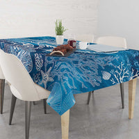 World Ocean Day Polynesian Pattern Tablecloth Crystal Waves LT7 - Polynesian Pride
