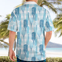 Aloha Hawaii Vintage Kahili Pa'a Lima Hawaiian Shirt Palaka Print Oceanic Turquoise