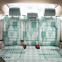 Aloha Hawaii Vintage Kahili Pa'a Lima Back Car Seat Cover Palaka Print Mossy Teal