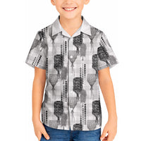 Aloha Hawaii Vintage Kahili Pa'a Lima Hawaiian Shirt Palaka Print Hinahina