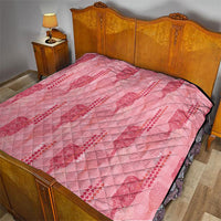 Aloha Hawaii Vintage Kahili Pa'a Lima Quilt Palaka Print Berry Pink
