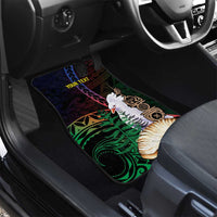 New Caledonia Kanaky Personalized Car Mats Kagu Bird Emblem - Polynesian Pride
