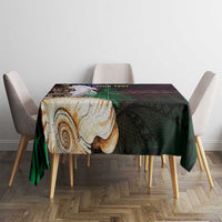 New Caledonia Kanaky Personalized Tablecloth Kagu Bird Emblem - Polynesian Pride