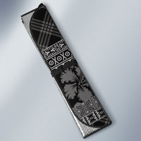 Hawai'i Paniolo Maile Twisted Lei Auto Sun Shade Obsidian Black LT7 - Polynesian Pride