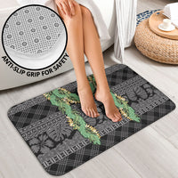 Hawai'i Paniolo Maile Twisted Lei Bathroom Set Obsidian Black LT7 - Polynesian Pride