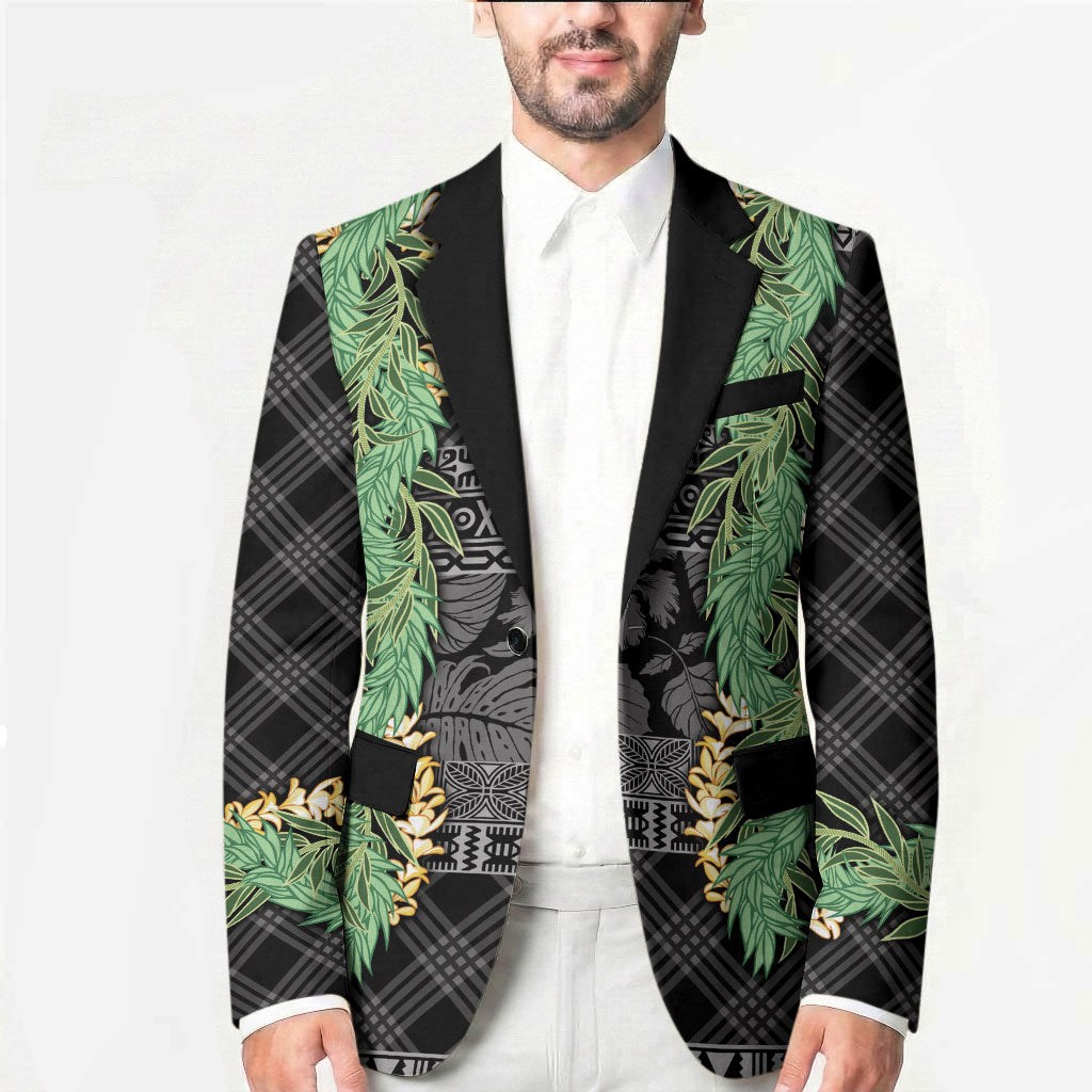 Hawai'i Paniolo Maile Twisted Lei Blazer Obsidian Black LT7 - Polynesian Pride