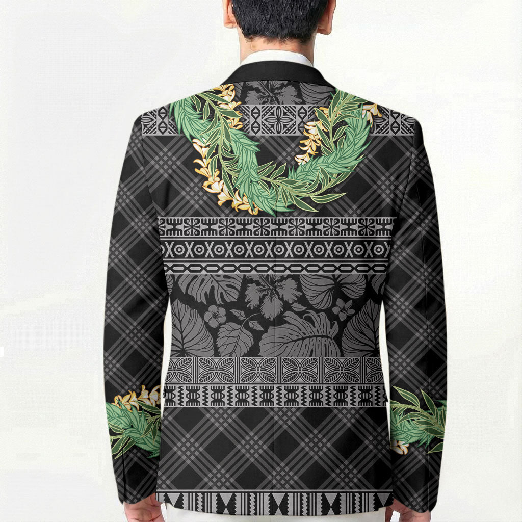 Hawai'i Paniolo Maile Twisted Lei Blazer Obsidian Black LT7 - Polynesian Pride