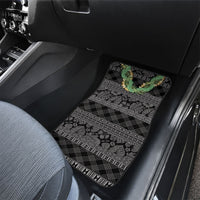 Hawai'i Paniolo Maile Twisted Lei Car Mats Obsidian Black LT7 - Polynesian Pride