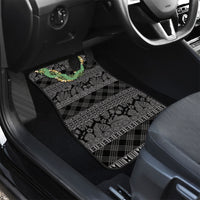 Hawai'i Paniolo Maile Twisted Lei Car Mats Obsidian Black LT7 - Polynesian Pride