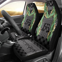Hawai'i Paniolo Maile Twisted Lei Car Seat Cover Obsidian Black LT7 - Polynesian Pride