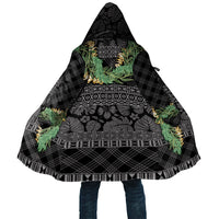 Hawai'i Paniolo Maile Twisted Lei Cloak Obsidian Black LT7 Unisex Black - Polynesian Pride