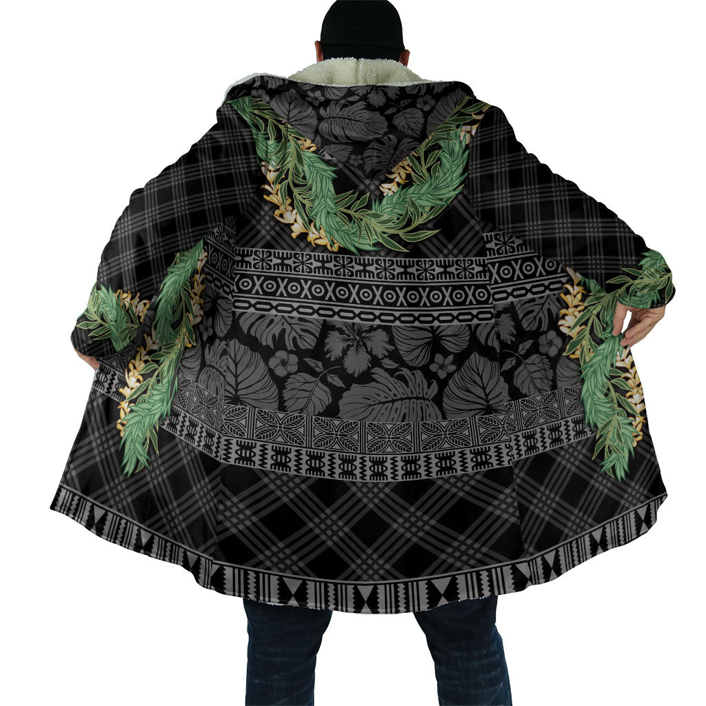 Hawai'i Paniolo Maile Twisted Lei Cloak Obsidian Black LT7 - Polynesian Pride