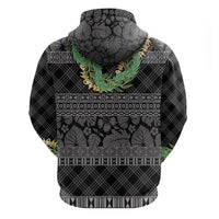 Hawai'i Paniolo Maile Twisted Lei Hoodie Obsidian Black LT7 - Polynesian Pride