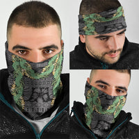 Hawai'i Paniolo Maile Twisted Lei Neck Gaiter Obsidian Black LT7 - Polynesian Pride