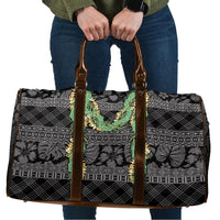 Hawai'i Paniolo Maile Twisted Lei Travel Bag Obsidian Black LT7 Black - Polynesian Pride