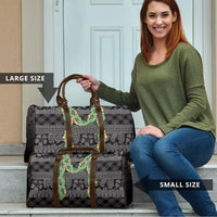 Hawai'i Paniolo Maile Twisted Lei Travel Bag Obsidian Black LT7 - Polynesian Pride