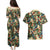 New Zealand Christmas Couples Matching Puletasi and Hawaiian Shirt Romantic Tui Birds on Pohutukawa - Ivory - Polynesian Pride